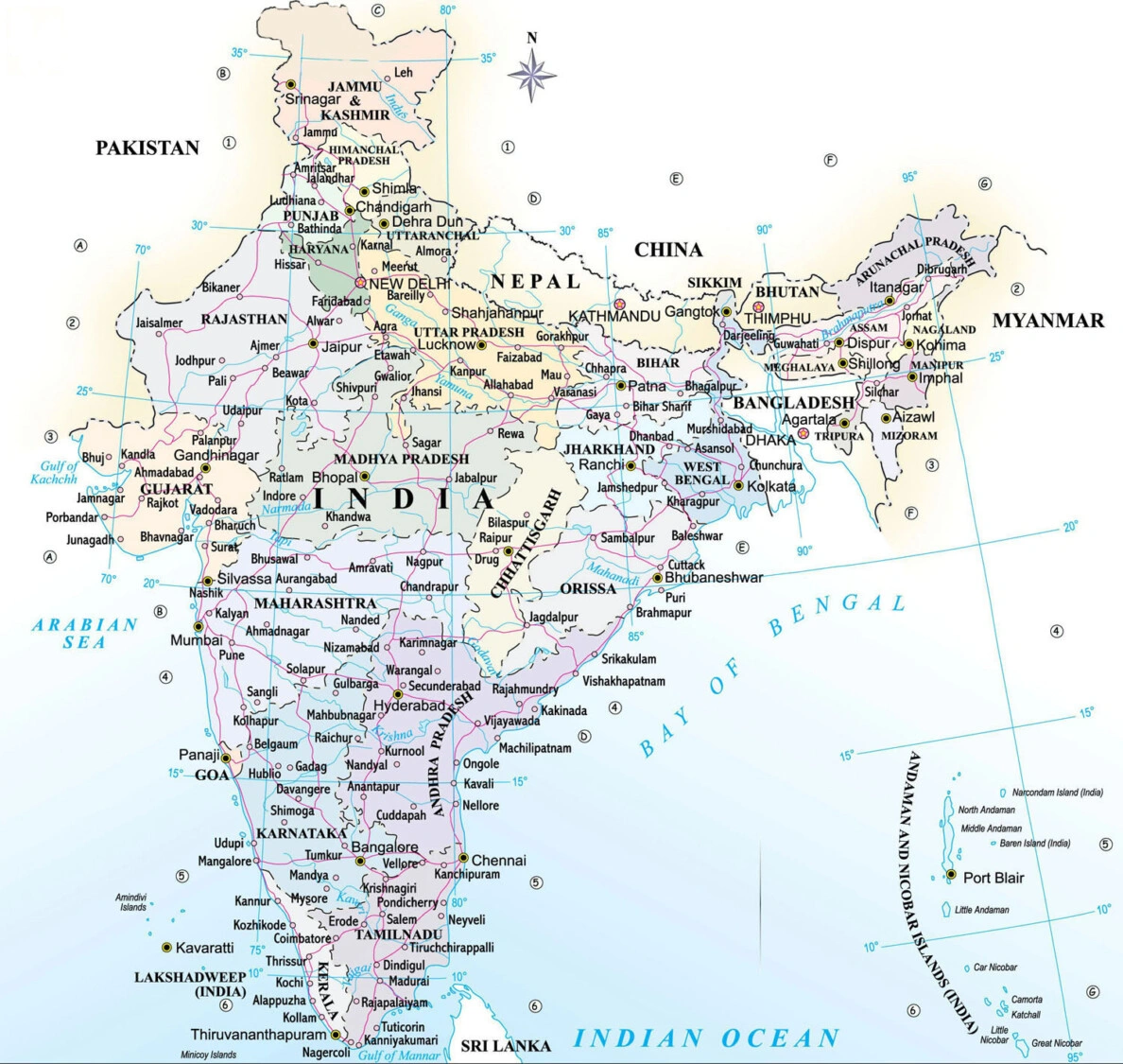 Map of India